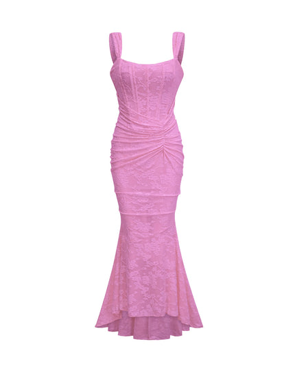 Raya | Elegant Floral Jacquard Dress