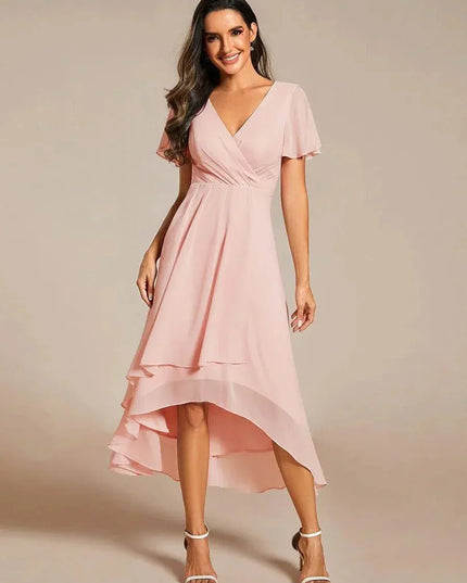 Arah | Ruffled Pleated Dress
