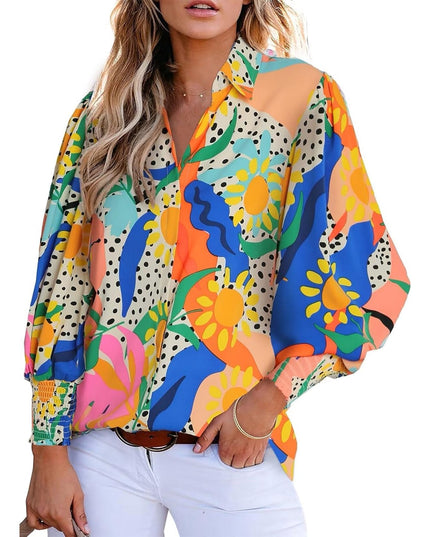 Charie | Elegant Paisley Blouse