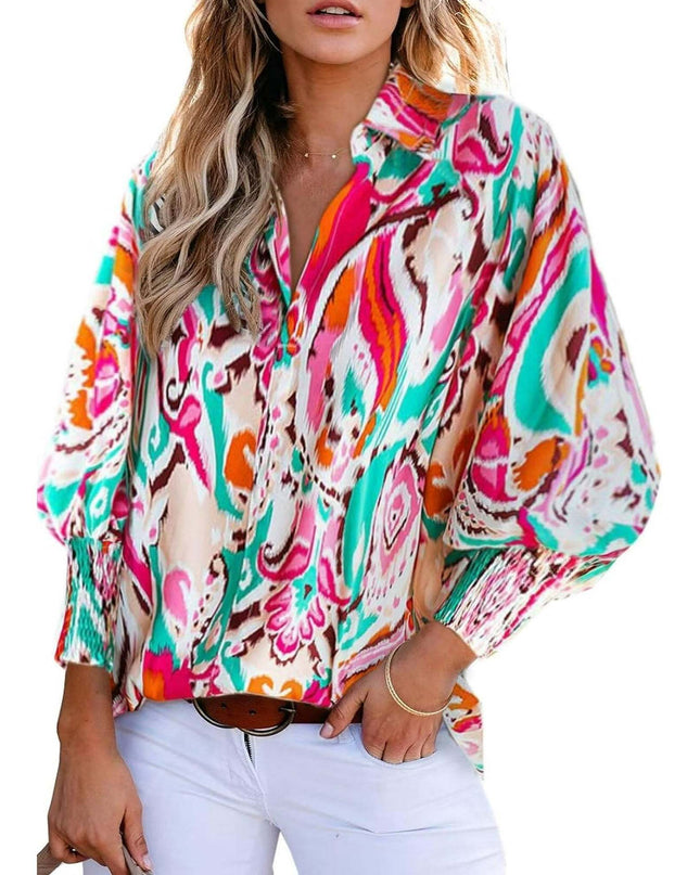 Charie | Elegant Paisley Blouse