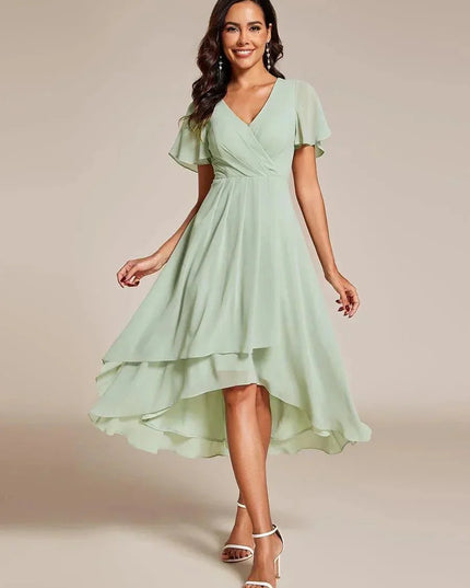 Arah | Ruffled Pleated Dress