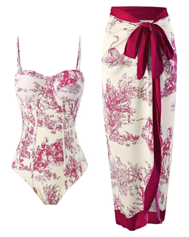 Mandy | Elegant Printed Swim Set
