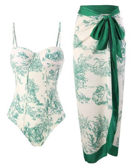 Mandy | Elegant Printed Swim Set