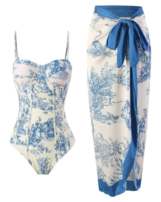 Mandy | Elegant Printed Swim Set