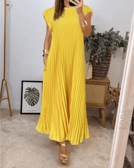 Sandra | Pleated Elegant Dress