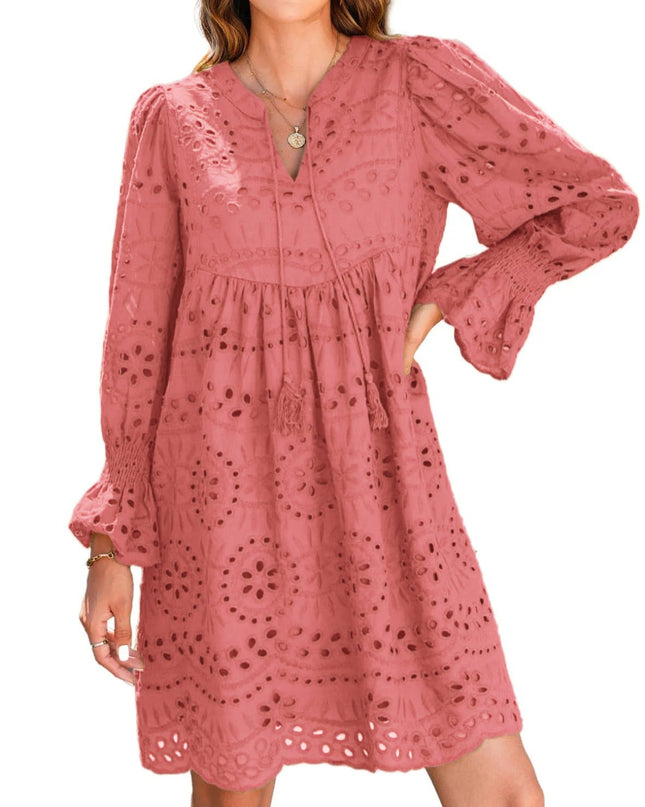 Carmela | Lace Ruffle Midi