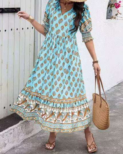 Aubre | Sunset Breeze Elegant Dress