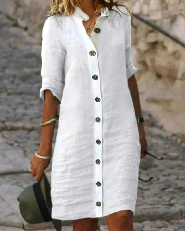 Avera | Breezy Comfort Shirt Dress