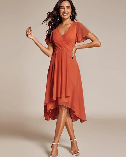 Arah | Ruffled Pleated Dress