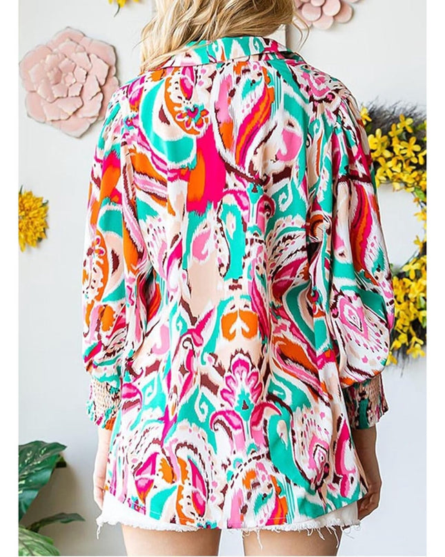 Charie | Elegant Paisley Blouse