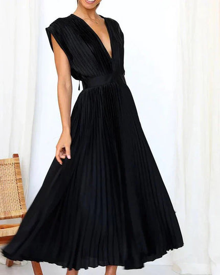 Gown | Graceful V-Neck Dress