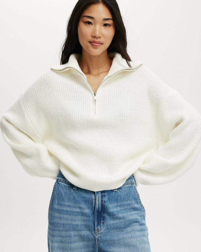 Felicia | Luxe Half Zip Pullover