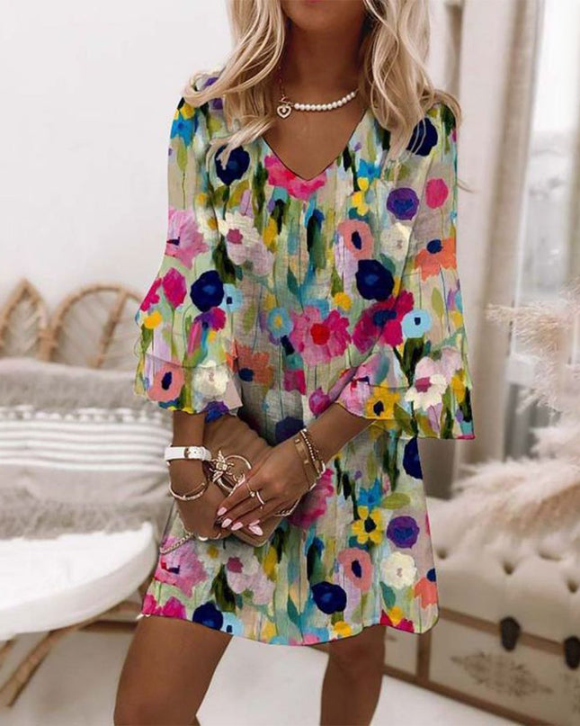 Ellana | Lovely Floral Mini Dress