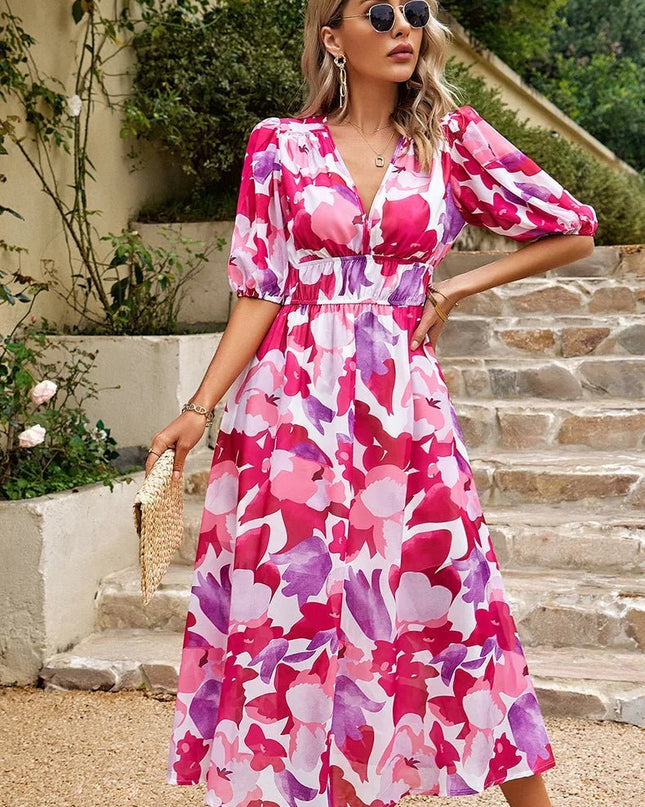 Allison | Elegant Floral Dress