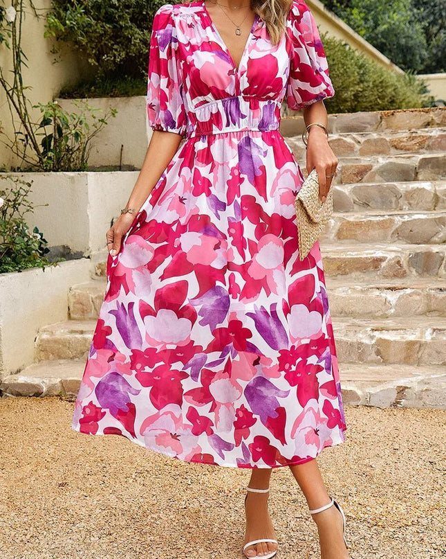 Allison | Elegant Floral Dress