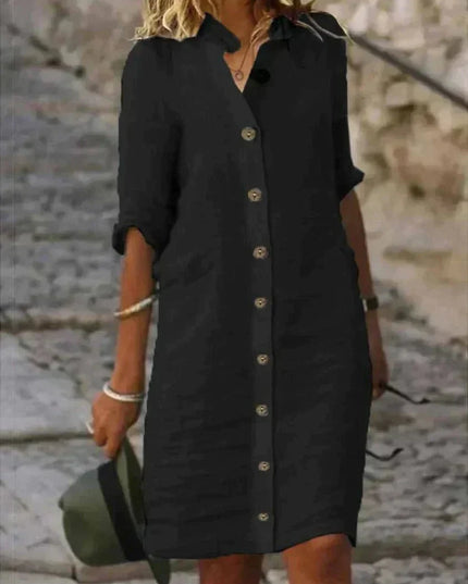 Avera | Breezy Comfort Shirt Dress
