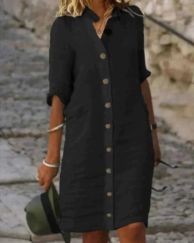 Avera | Breezy Comfort Shirt Dress