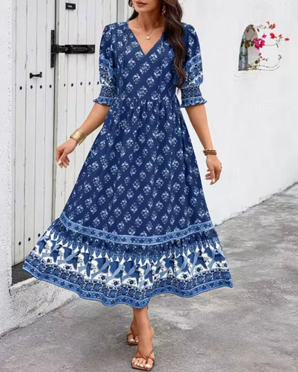 Aubre | Sunset Breeze Elegant Dress