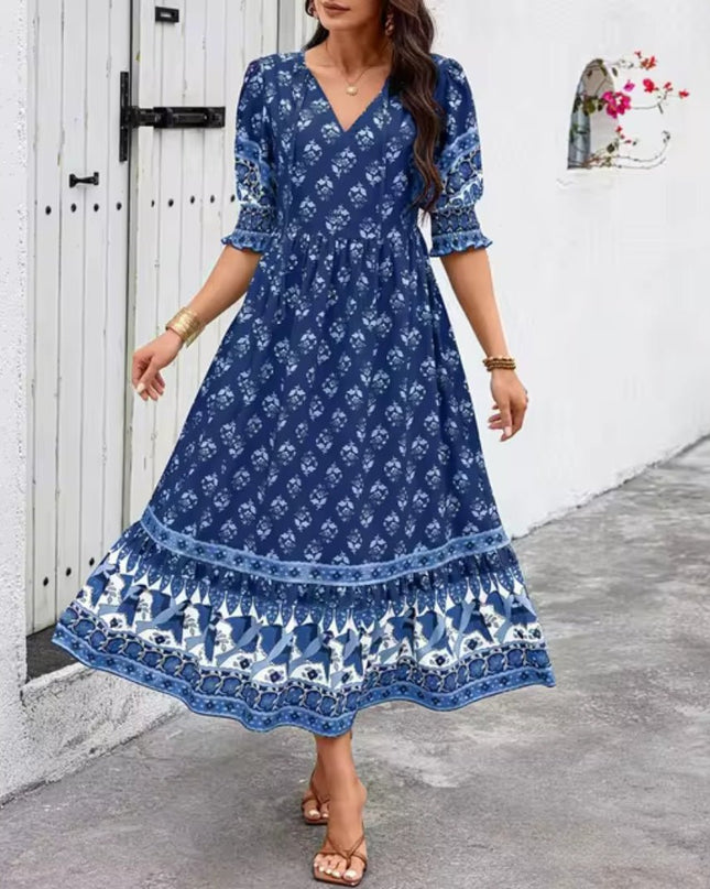 Aubre | Sunset Breeze Elegant Dress