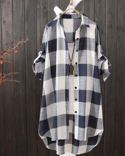 Ingrid | Flowy Plaid Shirt