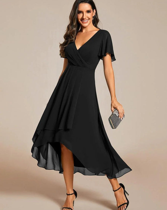 Arah | Ruffled Pleated Dress