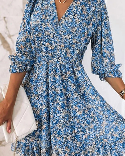 Sunna - Elegant Floral Dress