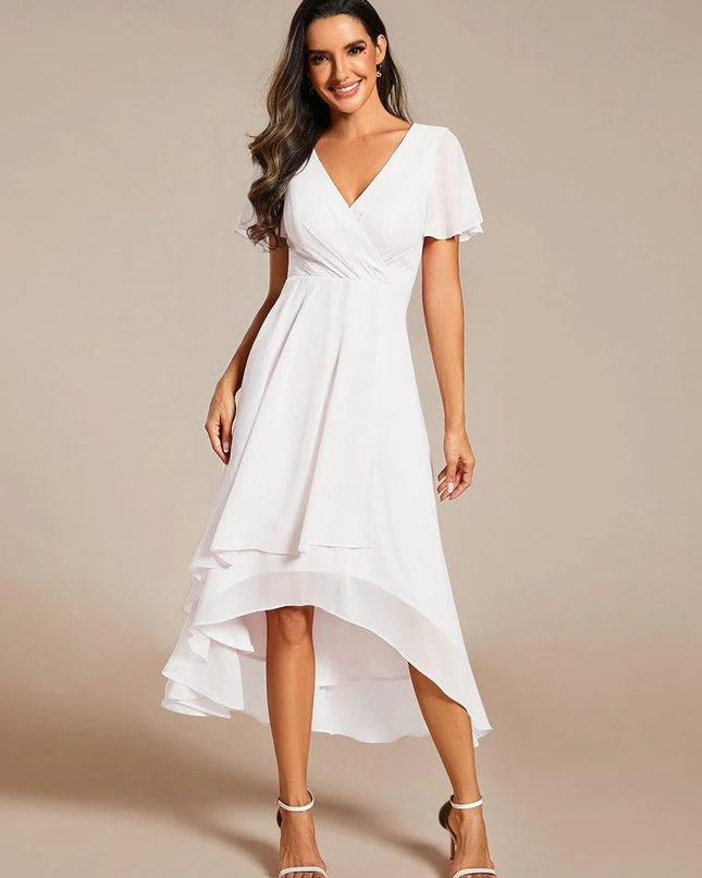 Arah | Ruffled Pleated Dress