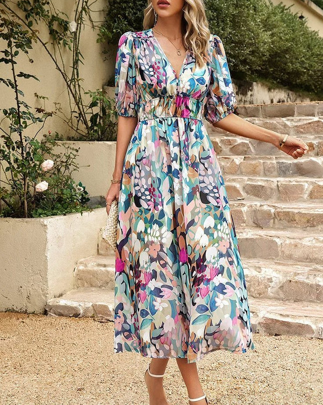 Allison | Elegant Floral Dress