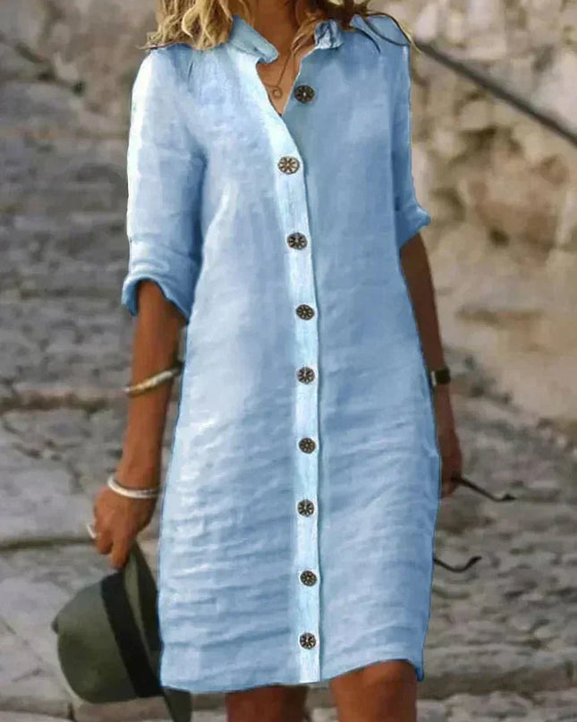 Avera | Breezy Comfort Shirt Dress