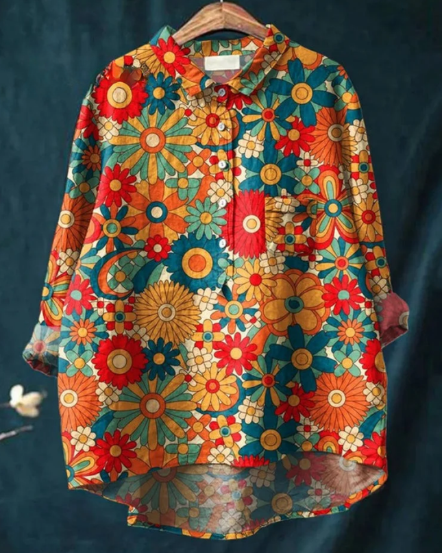 Edwina | Bloom Button Blouse