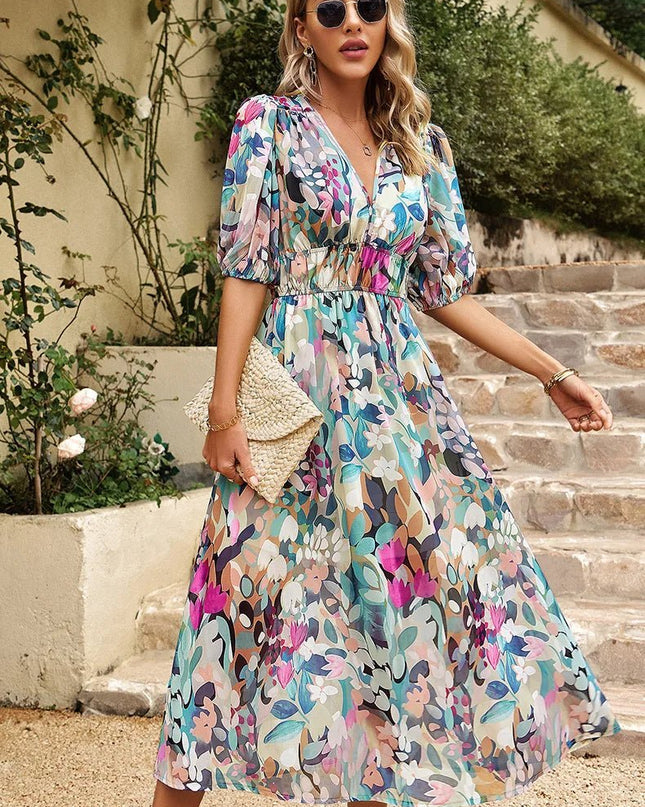 Allison | Elegant Floral Dress