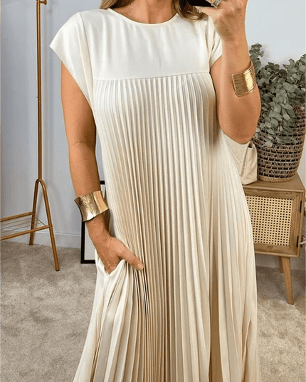 Sandra | Pleated Elegant Dress