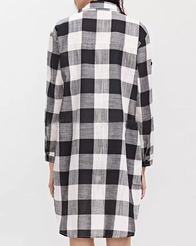 Ingrid | Flowy Plaid Shirt