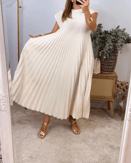 Sandra | Pleated Elegant Dress