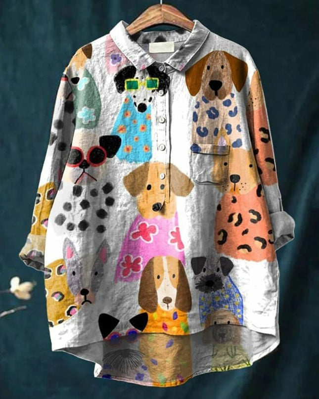 Clarano | Brooks Playful Print Blouse