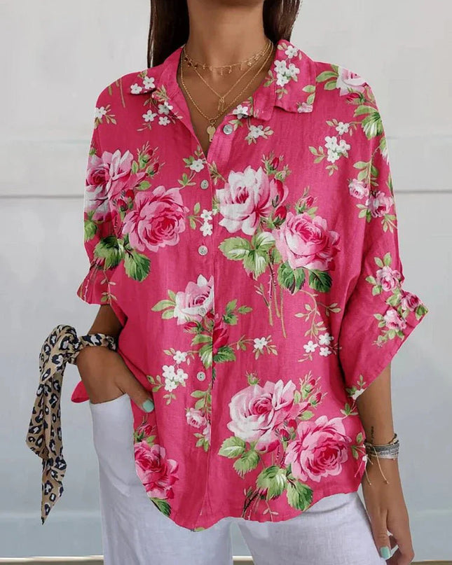 Sofie | Rose Floral Blouse