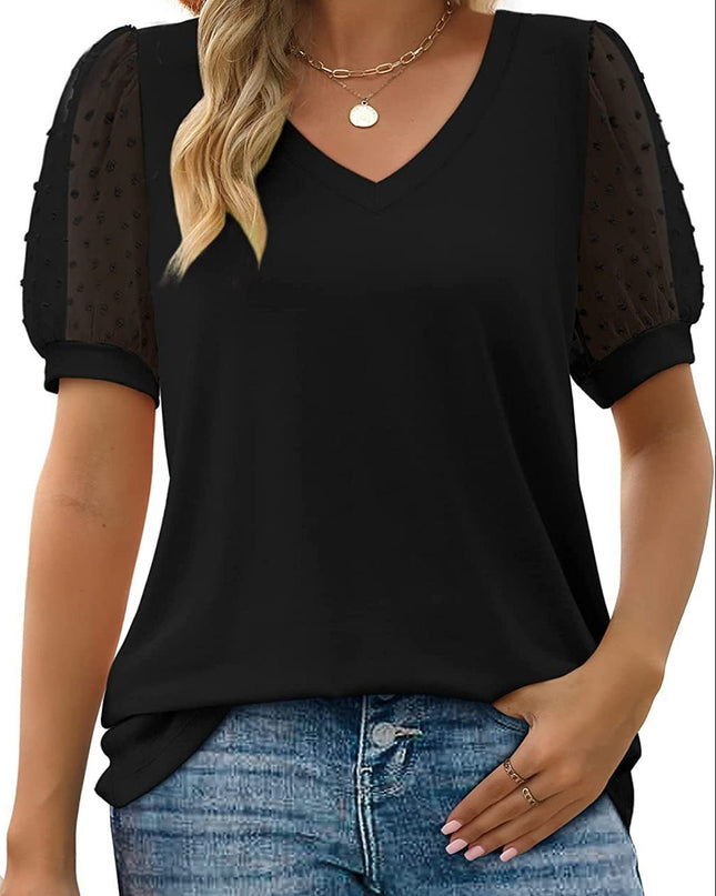 Helena | Sleek V-Neck Blouse