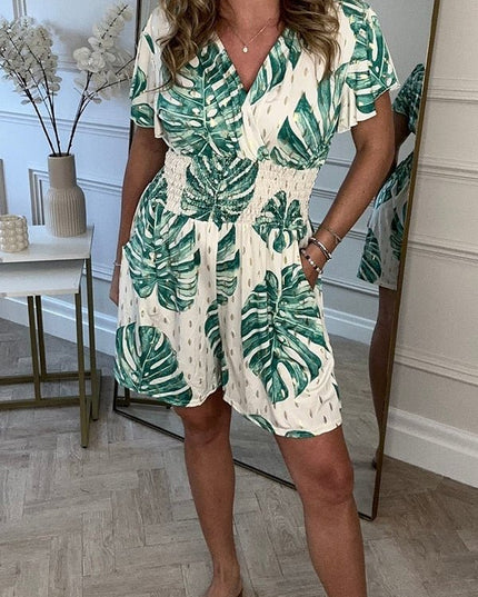 Ariella | Chic Leaf Print