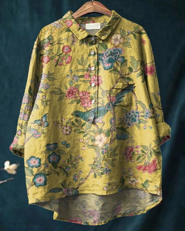 Edwina | Bloom Button Blouse