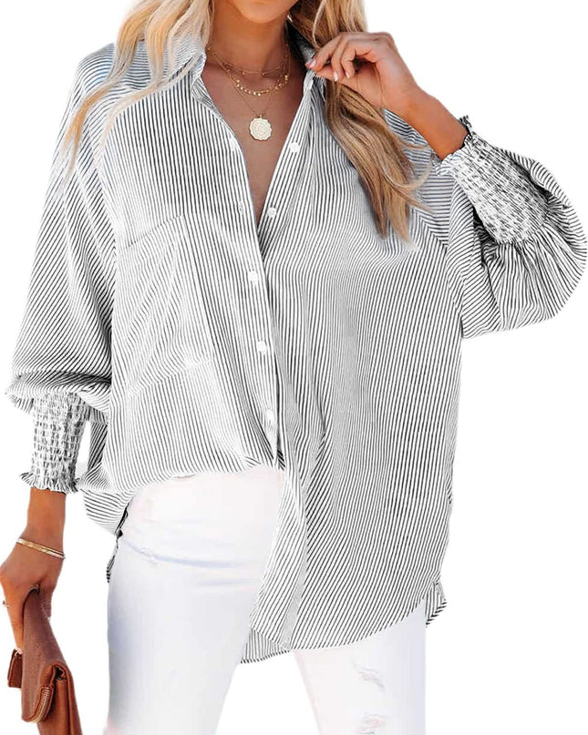 Jillian | Elegant Striped Shirt