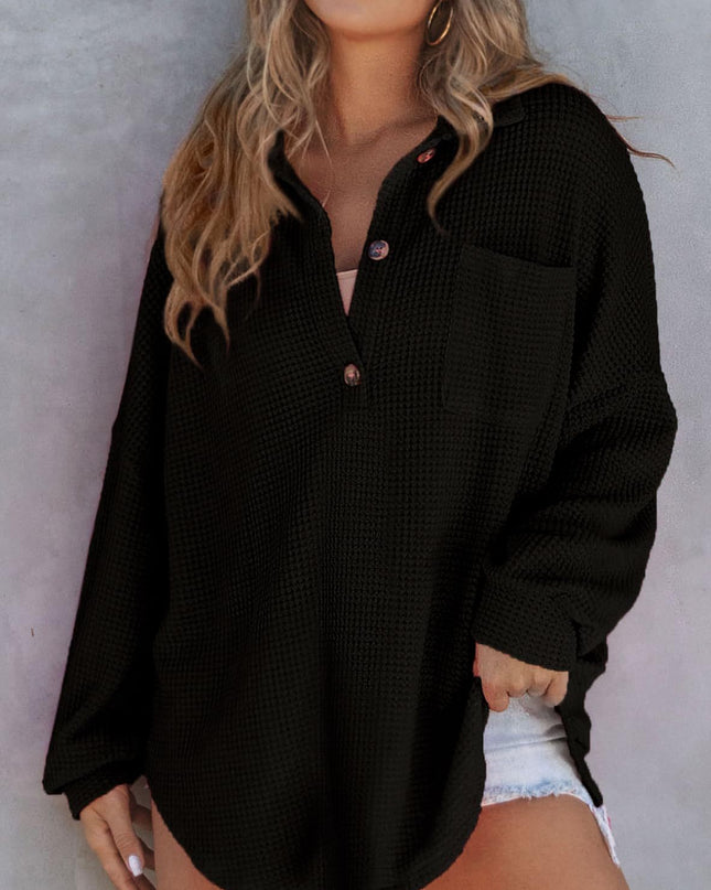 Luisa | Chic Waffle Jacket