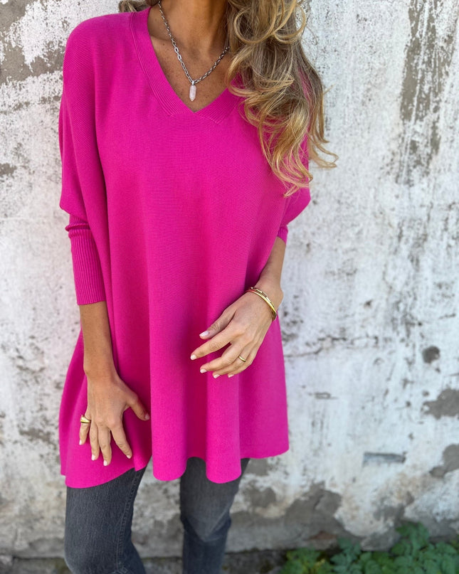 Amely | Batwing Knit Top