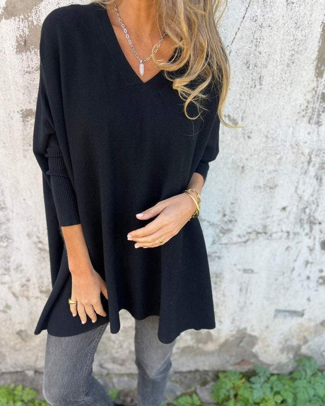 Amely | Batwing Knit Top