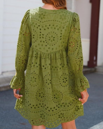 Carmela | Lace Ruffle Midi