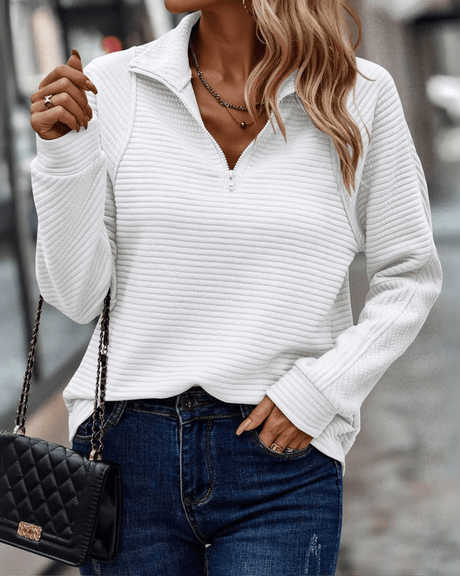 Jenica | Chic Half-Zip Pullover