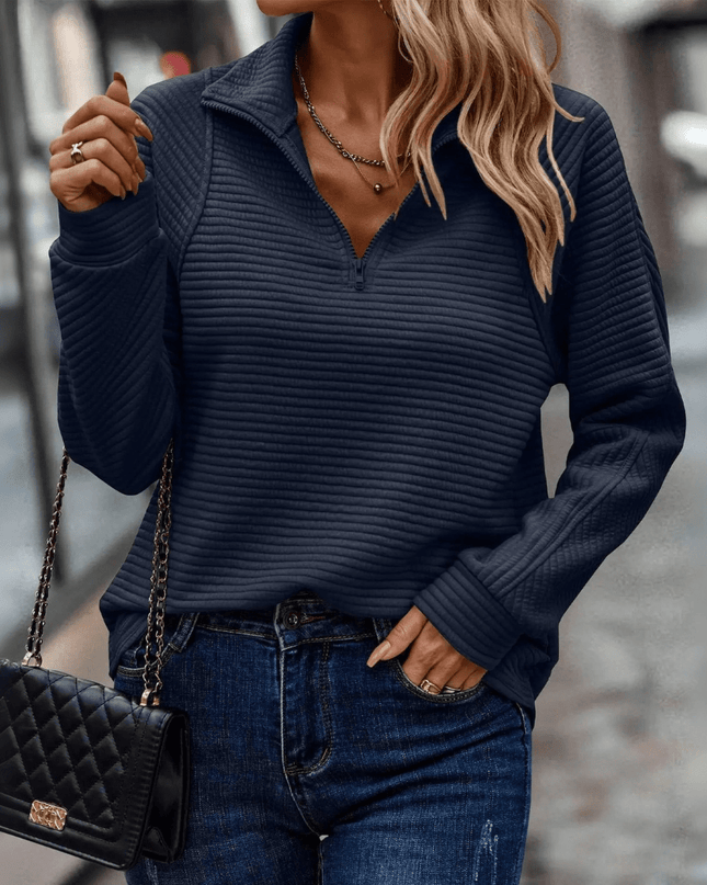 Jenica | Chic Half-Zip Pullover