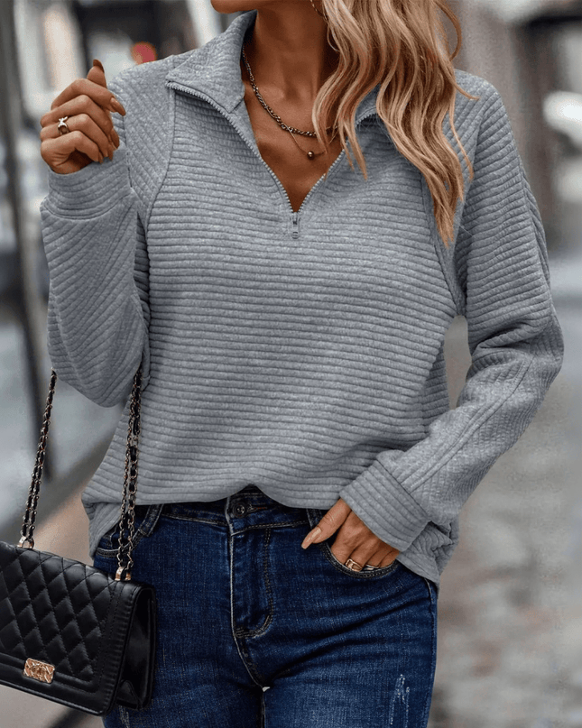 Jenica | Chic Half-Zip Pullover