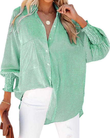 Jillian | Elegant Striped Shirt