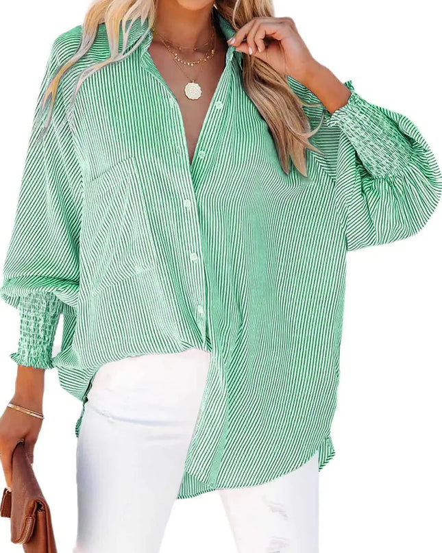 Jillian | Elegant Striped Shirt