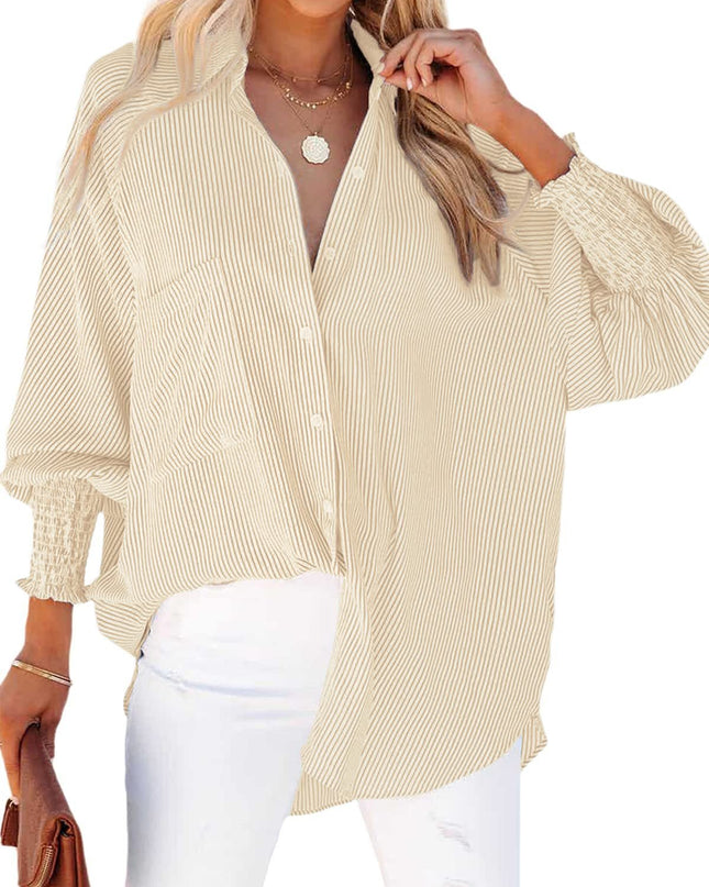 Jillian | Elegant Striped Shirt